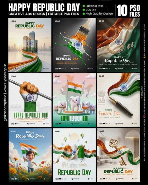 Republic-Day-PSD-Templates free download