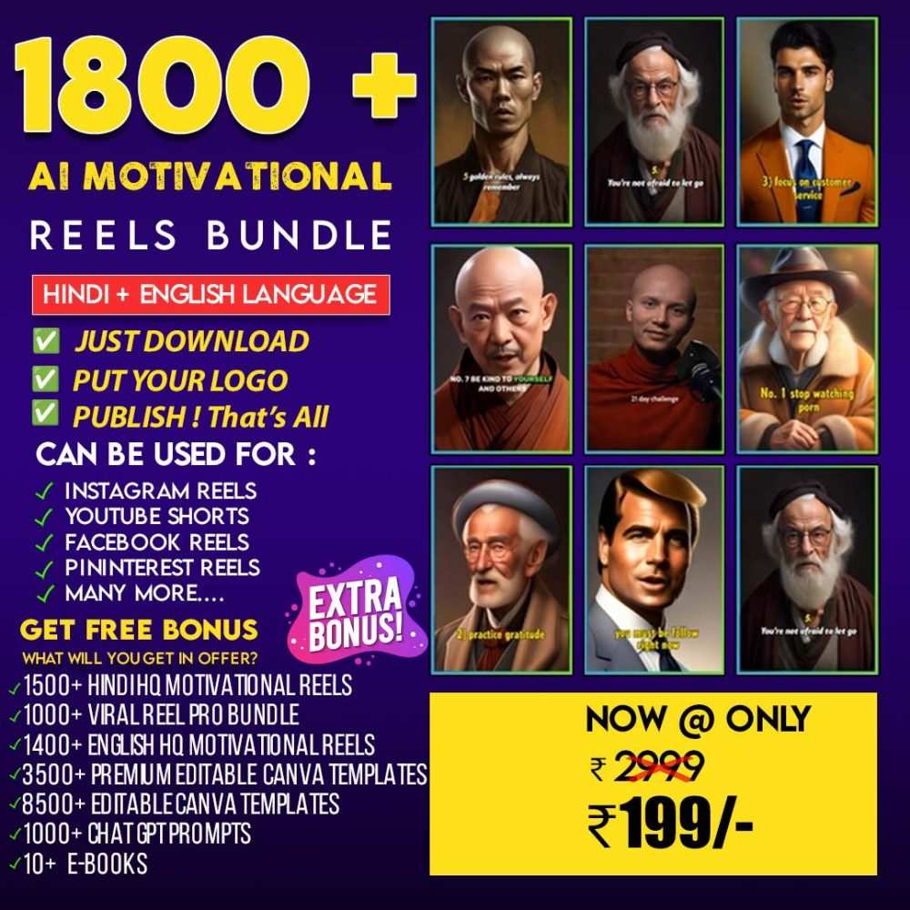 1800+ Ai Avatars Reel Bundle